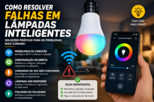 Como resolver falhas em lâmpada