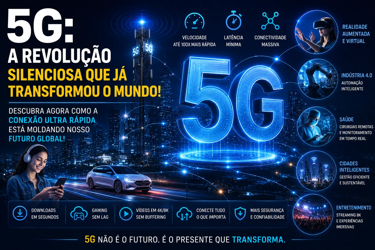 5G: A Revolução Silenciosa que Já Transformou o Mundo! Descubra Agora Como a Conexão Ultra Rápida Está Moldando Nosso Futuro Global!